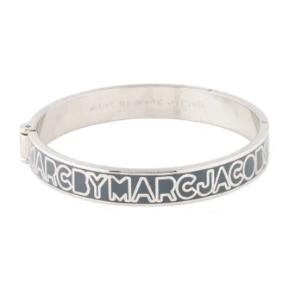 Marc Jacobs Logo Bangle Cuff Bracelet